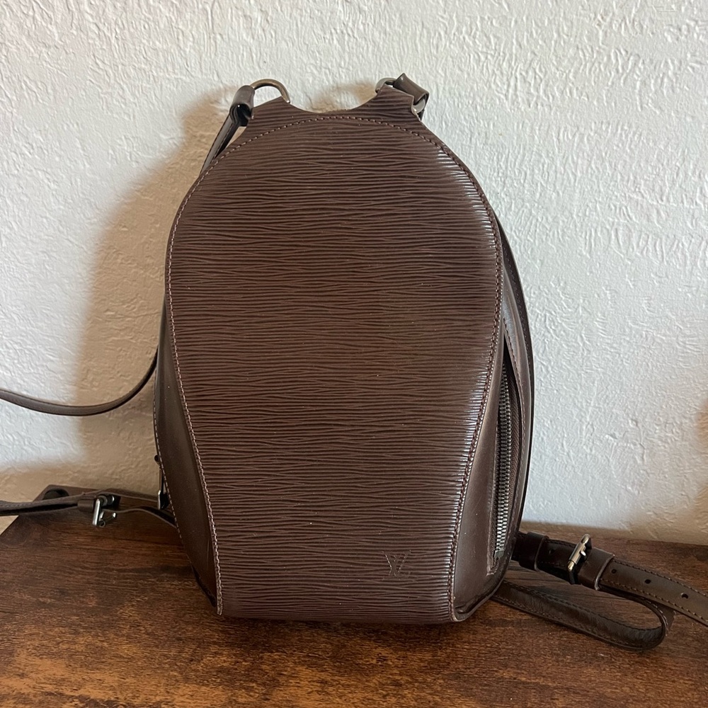 Louis Vuitton Epi Brown Backpack
